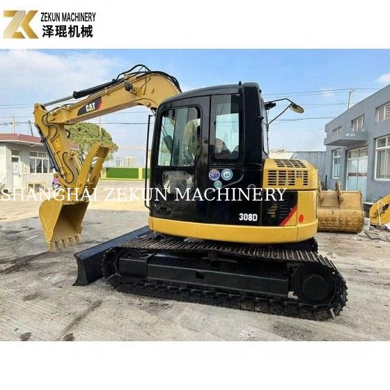 Gebruikte 8 ton CAT 308 Crawler Excavator 308D Mini Bagger met uitstekende prestaties