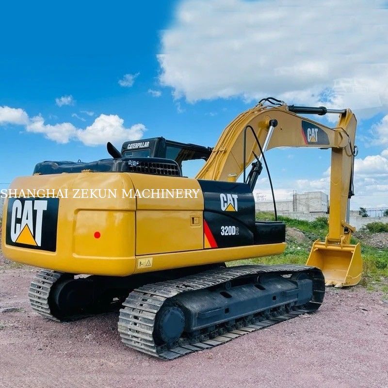 Kawasaki Hydraulische Pomp Gebruikte Cat 420F Backhoe Loader Caterpillar 416 420 Retro Graafmachine
