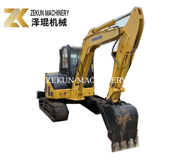Tweedehands Komatsu PC55MR-2 graafmachine met 28.5 kW vermogen en 0.2m3 emmercapaciteit