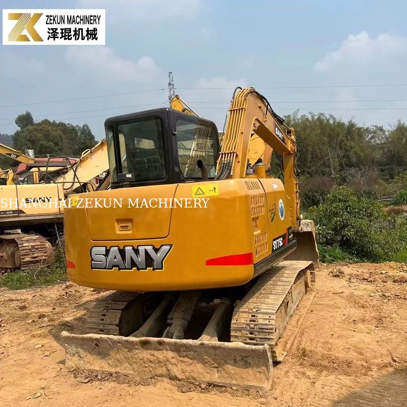 Jaar 2022 Gebruikte 7.5T Sany 75C graafmachine SY75C-8 SY75C PRO tweedehands gravers