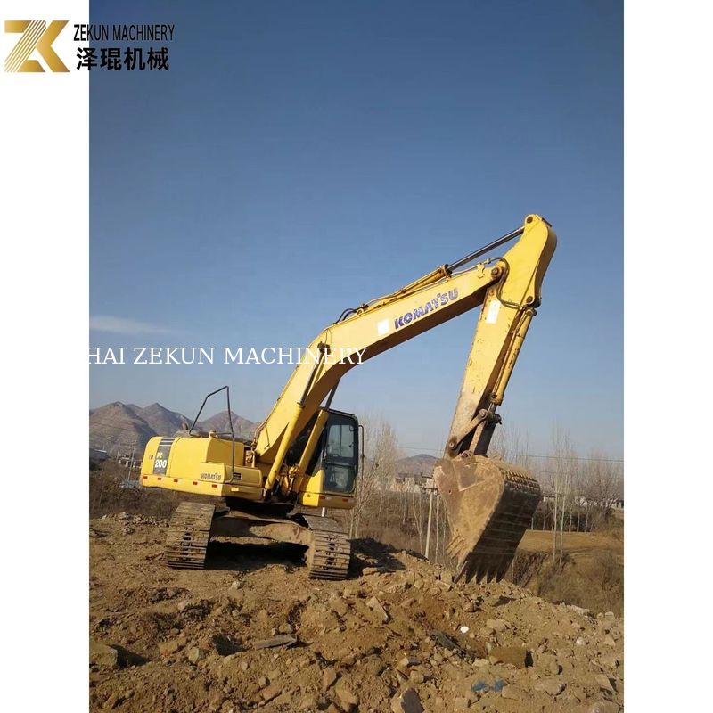 Komatsu PC200-7 Crawler Excavator 20 ton gebruikt in 2015 voor bouwmachines