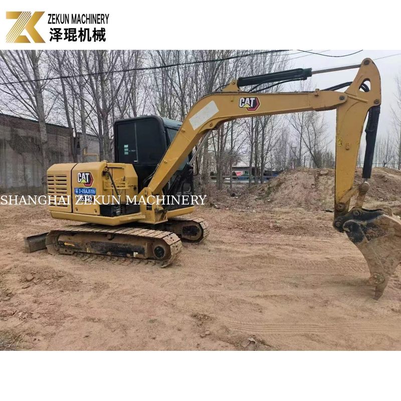 CAT 305.5E2 Crawler graafmachine van 5,5 ton met hydraulische duim van Caterpillar
