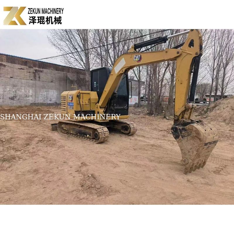 CAT 305.5E2 Crawler graafmachine van 5,5 ton met hydraulische duim van Caterpillar