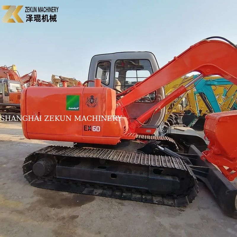 2018 Originele gebruikte Hitachi EX60 graafmachine EX60-5 met hydraulische klep