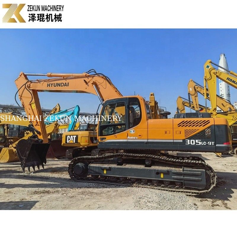 30 ton gebruikte Hyundai 305 graafmachine 305LC 305LC-9T uit Korea 1.4m3 emmer