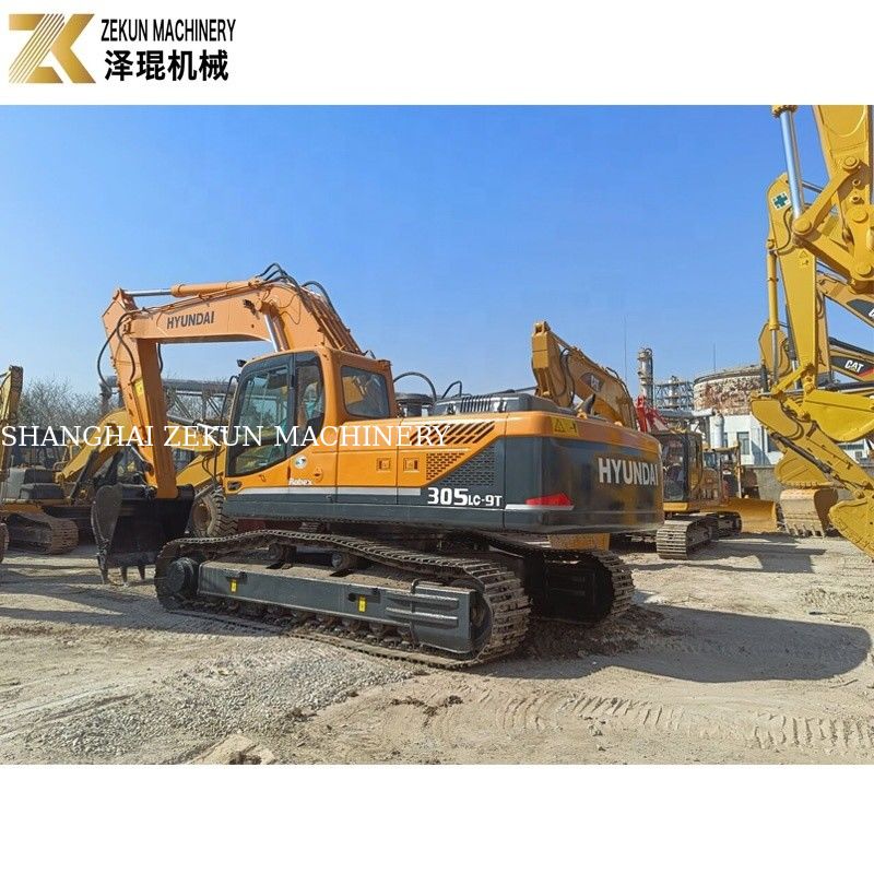 30 ton gebruikte Hyundai 305 graafmachine 305LC 305LC-9T uit Korea 1.4m3 emmer