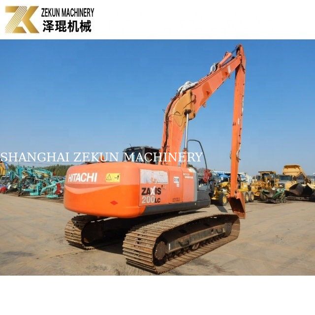Originele ZX200LC-3 Long Arm Excavator 20T Capaciteit En Long Reach Boom