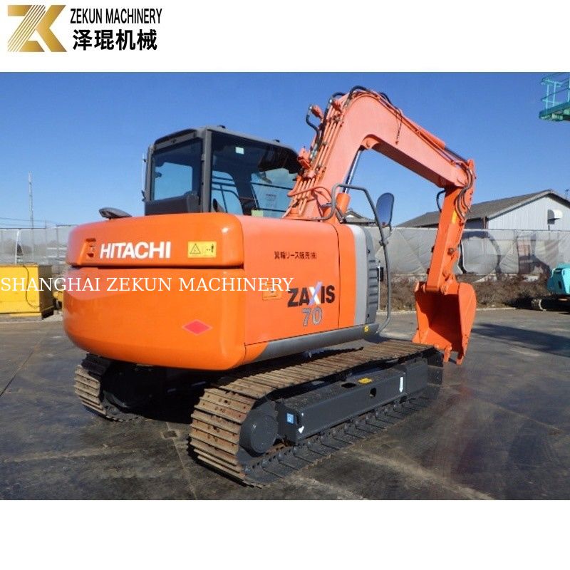 Kleine Mini 7Ton Hitachi Zaxis 70 Crawler Graafmachine ZX70 met 2001-4000 Werkuren