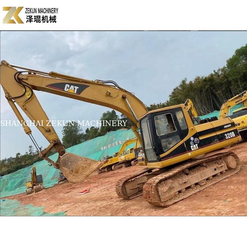 Gebruikte CAT320 Crawler Excavator 20.6T geïmporteerd uit Japan originele verf