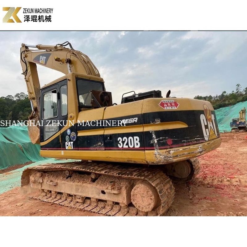 Gebruikte CAT320 Crawler Excavator 20.6T geïmporteerd uit Japan originele verf