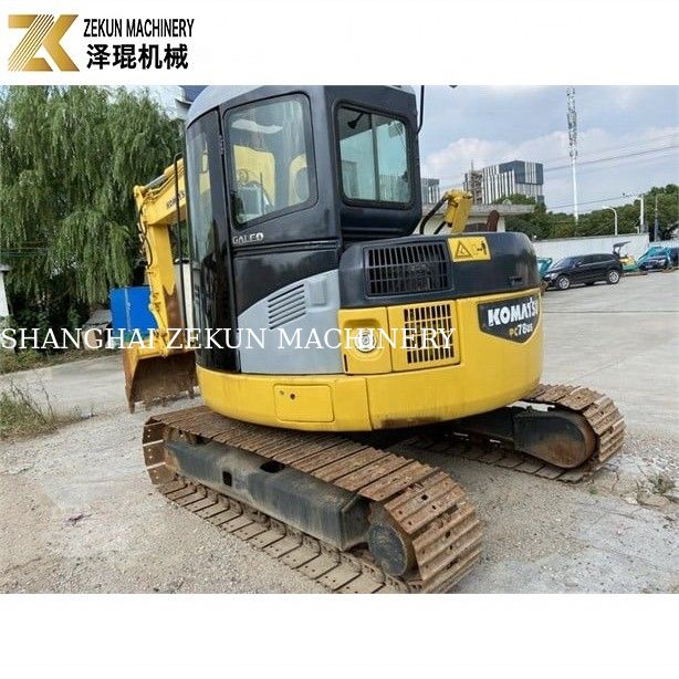 Gebruikte Komatsu PC78 Graafmachine 7ton PC78US-6 met 0,28m3 emmercapaciteit en 37KW vermogen