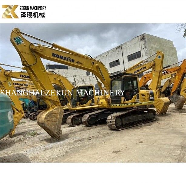 Gebruikte Komatsu PC 220 Crawler Excavator PC220-8 met originele Japanse motor geverifieerd