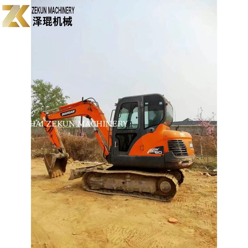 Tweedehands Doosan DX60-7 DX60-9 6T gebruikte graafmachine uit Korea