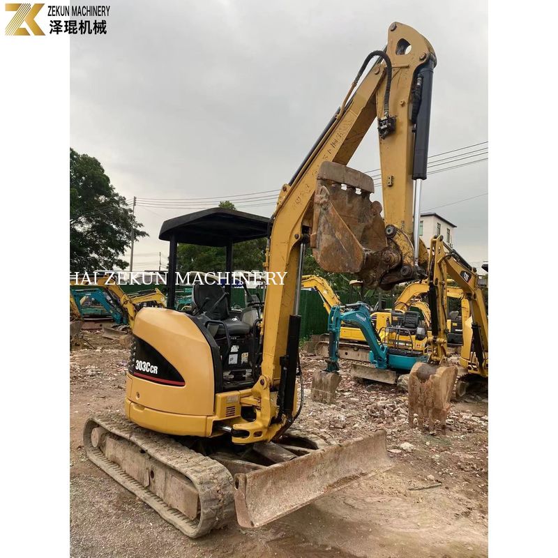 0.03M3 Emmercapaciteit CAT303 CCR 303E Gebruikte mini graafmachine voor uw behoeften