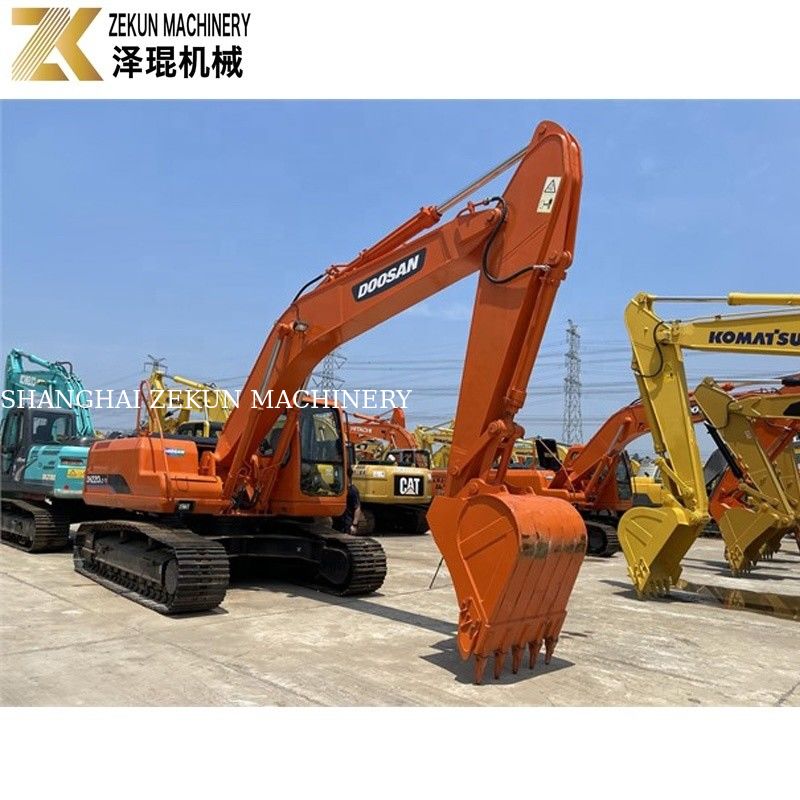 Gebruikte aardgraver 22 ton Doosan 220 Graafmachine DH220LC-7 Motor 21400 K