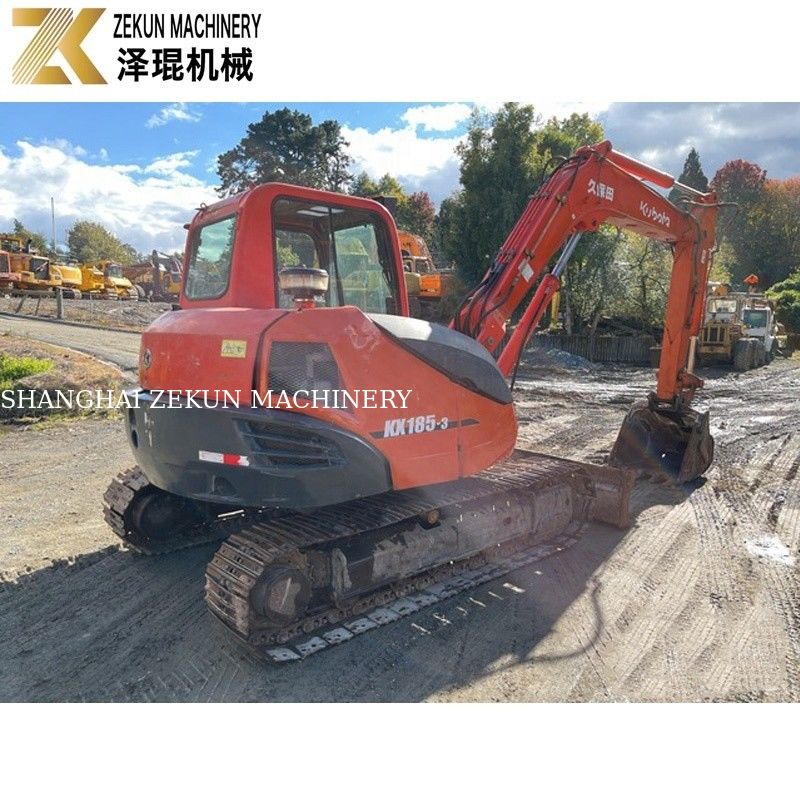 KX185 KX185-3 8 Ton Mini Graafmachine Kubota 185 Gebruikte Graafmachine