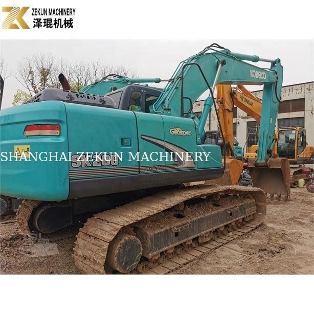 Oorspronkelijk ontwerp Gebruikte Kobelco SK 200 200-8 Blauwe tweedehands graafmachine