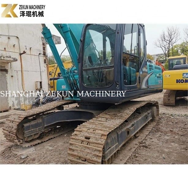 Oorspronkelijk ontwerp Gebruikte Kobelco SK 200 200-8 Blauwe tweedehands graafmachine