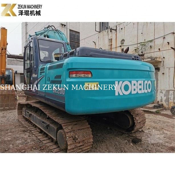 Oorspronkelijk ontwerp Gebruikte Kobelco SK 200 200-8 Blauwe tweedehands graafmachine