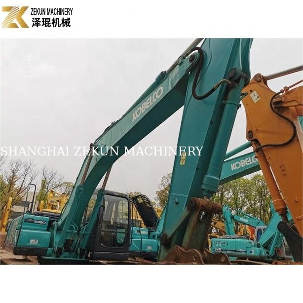 Oorspronkelijk ontwerp Gebruikte Kobelco SK 200 200-8 Blauwe tweedehands graafmachine