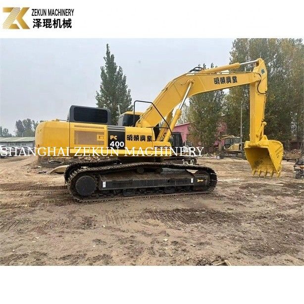 1.9m3 Bucket Hydraulic Crawler Excavator Gebruikt Komatsu PC400-7 Voor een soepele werking