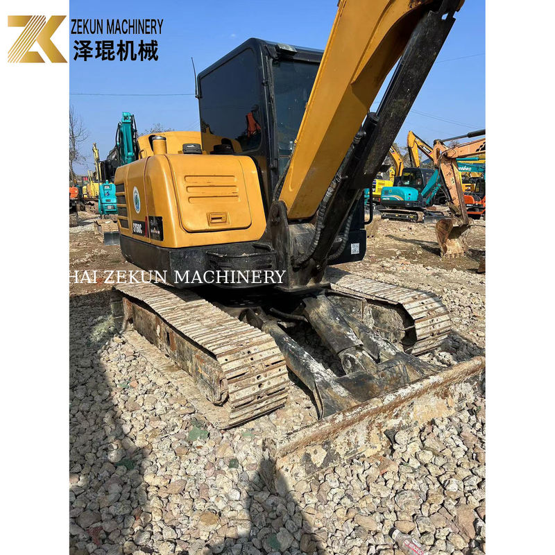 SANY SY60C Pro 6 Ton Gebruikte Crawler Excavator 36KW Power Tweedehands gravers