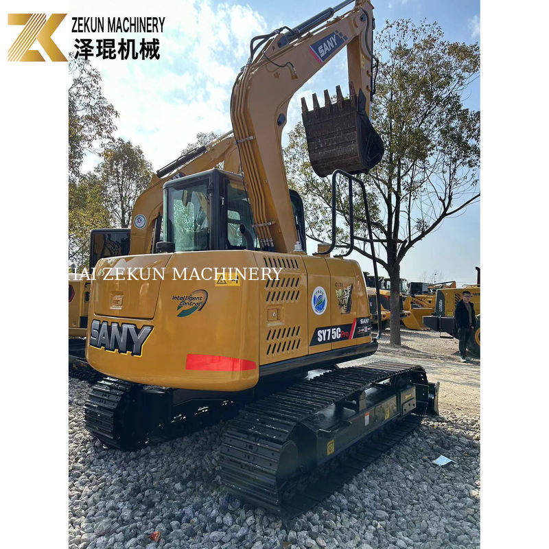 Tweedehands Sany SY75C Pro 7,5 ton Mini Crawler Digger met ISUZU motor