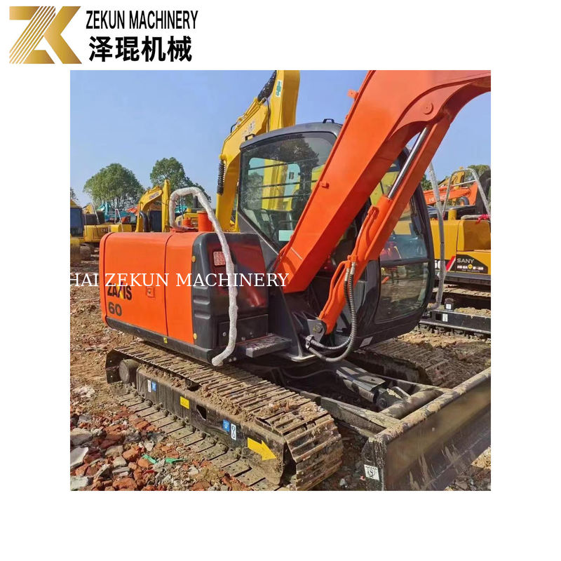 HITACHI ZX 60 6 ton Mini Tweedehands Hydraulische Graafmachine met 0.22 m3 Bucket Capaciteit