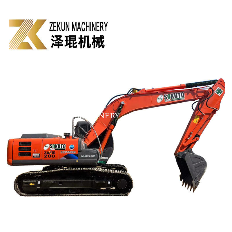 20 ton tweedehands HITACHI ZX 200-3G Crawler Excavator Digger goede staat