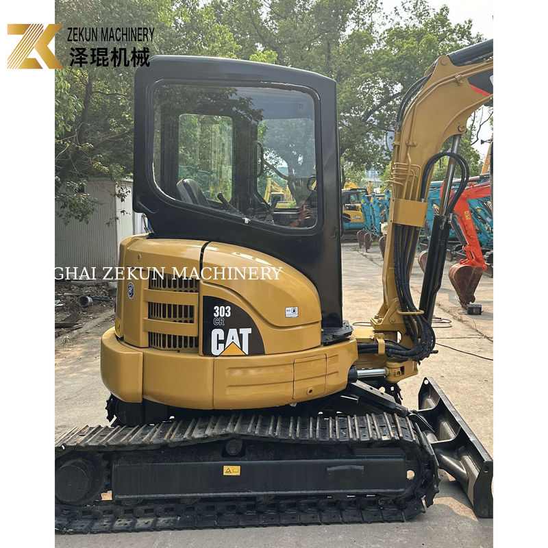 Gebruikte Caterpillar Cat 303 Mini Tracked Excavator met 0.12M3 Bucket In 2020