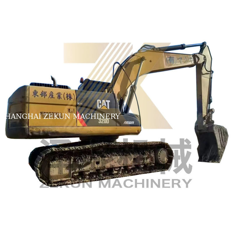 Goed 20 ton gebruikt CAT 320D 320DL Drijvende graafmachine 1.35m3 emmer