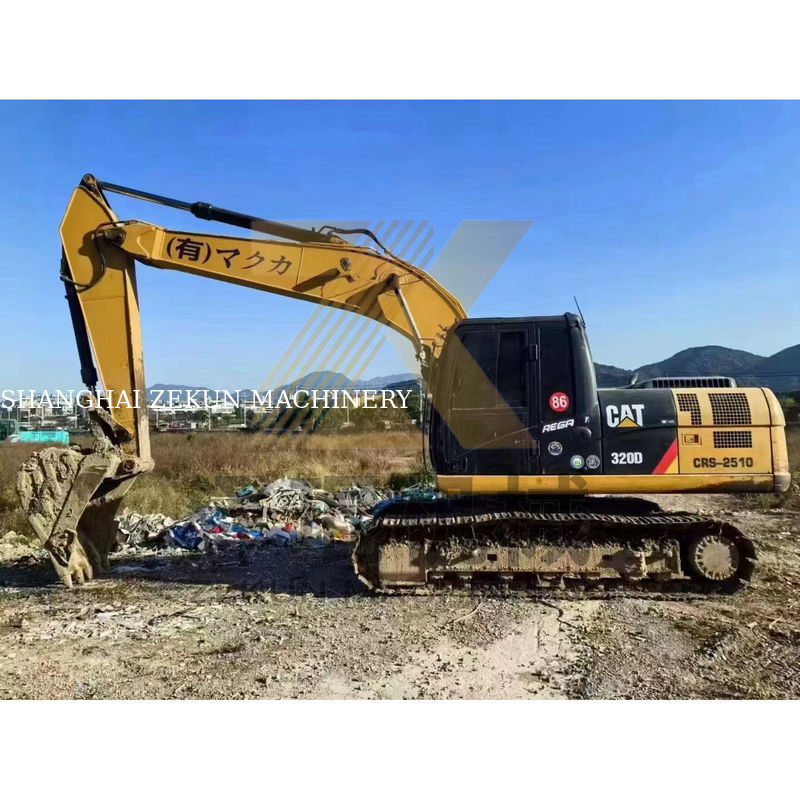 Goed 20 ton gebruikt CAT 320D 320DL Drijvende graafmachine 1.35m3 emmer