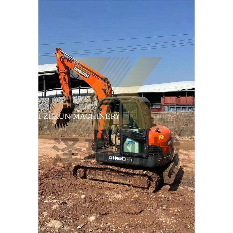 5500 KG Doosan60-7 DH55/DH60-7/80-7 DH60/DH60-7 Graafmachine met 0-2000 werkuren