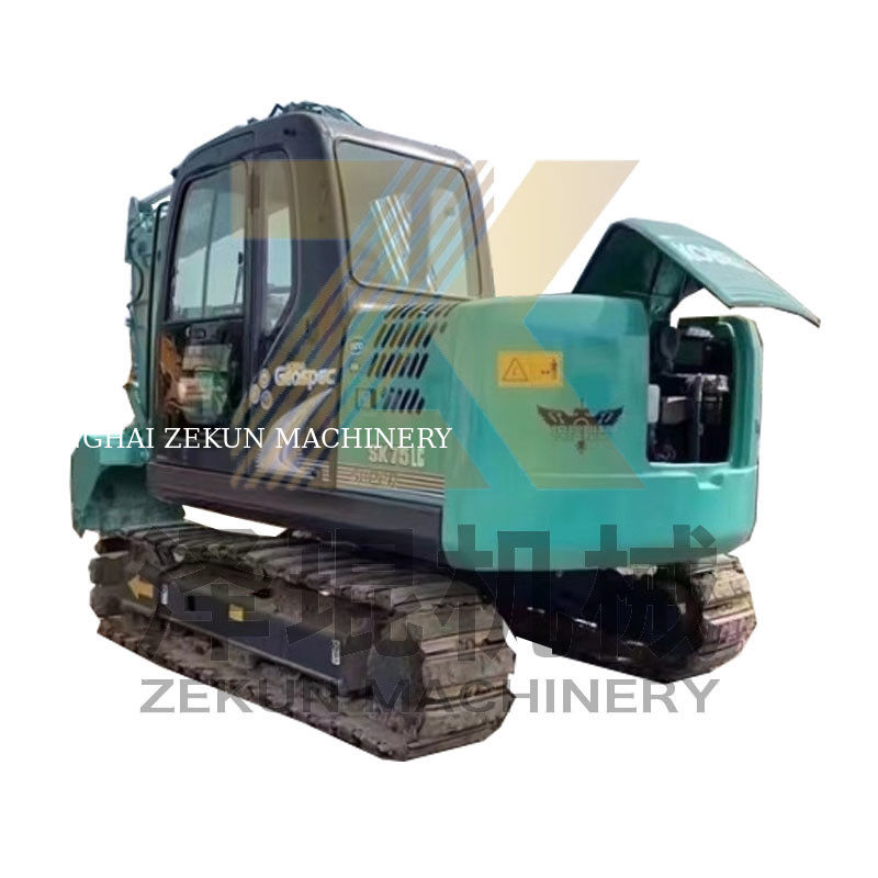 Gebruikte Kobelco SK75 Kobelco graafmachine met 0,38 emmer capaciteit en betaalbaar