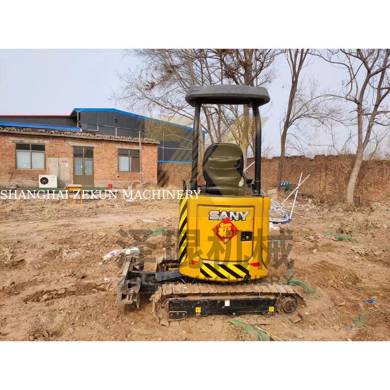SANY SY18U 1,8 ton mini graafmachine met 14,6 kW vermogen en 0,04 m3 emmercapaciteit