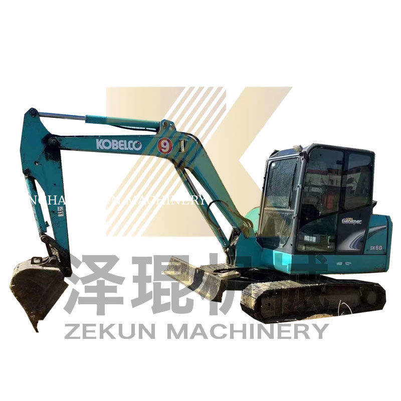 6 ton Gebruikte Kobelco SK60-3/5/8/10 mini graafmachine met Yanmar motor in goede staat