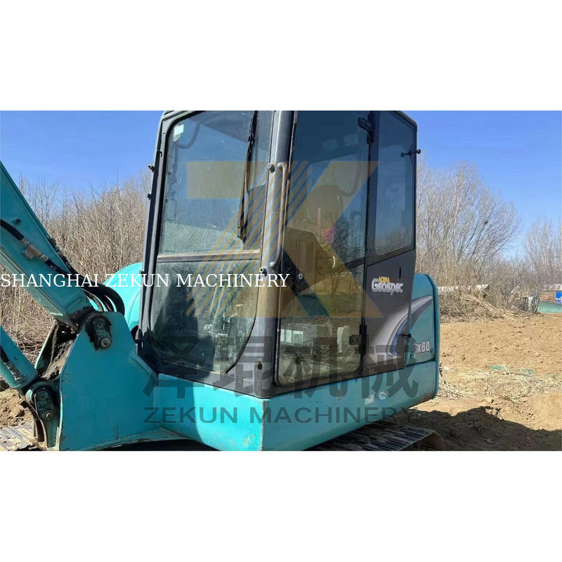 6 ton Gebruikte Kobelco SK60-3/5/8/10 mini graafmachine met Yanmar motor in goede staat