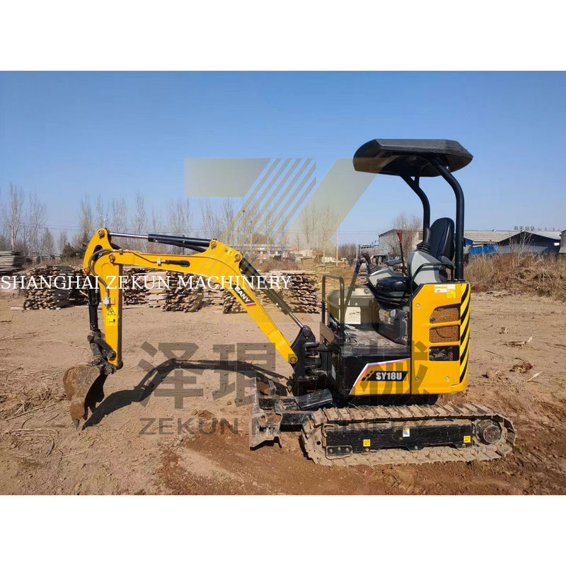 In goede staat SANY SY18 1,8 ton mini graafmachine met andere hydraulische cilinder