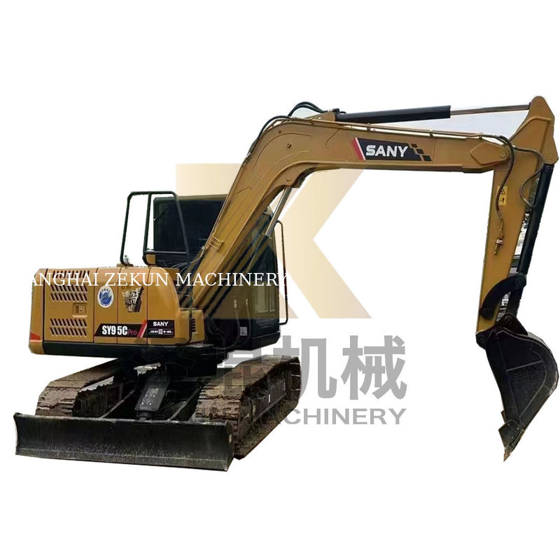 Gebruikte mini graafmachine SANY SY55C SY60C SY75C SY95C SY135C SY215C Pro met Kubota-motor