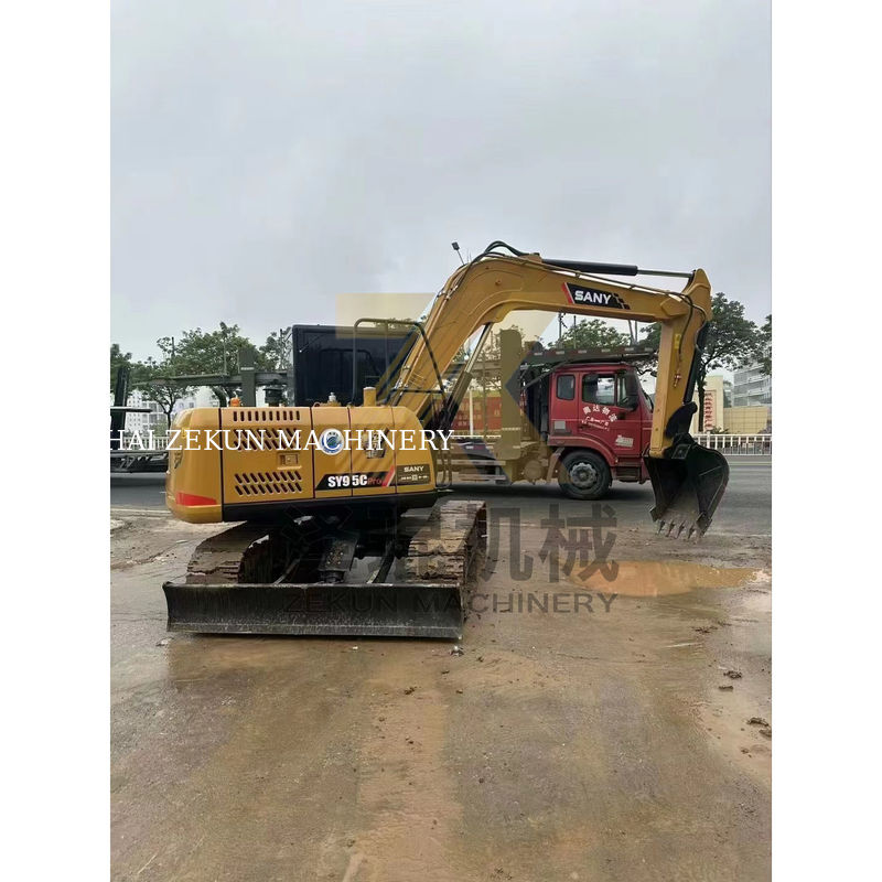 Gebruikte mini graafmachine SANY SY55C SY60C SY75C SY95C SY135C SY215C Pro met Kubota-motor