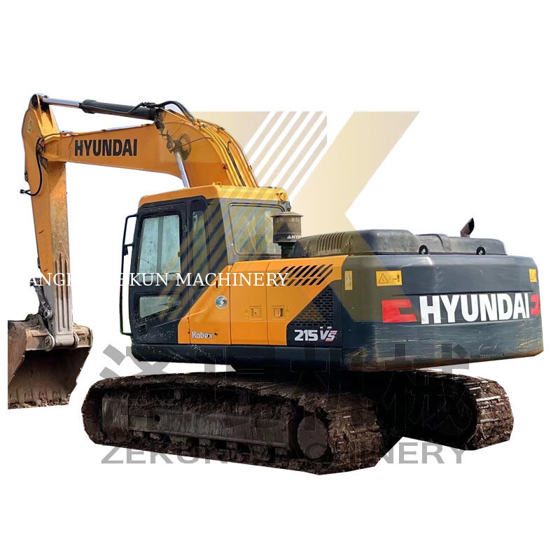 21000 KG Machine Gewicht Cummins Motor Gebruikte Hyundai 215-9T 215-9S Graafmachine in Shanghai