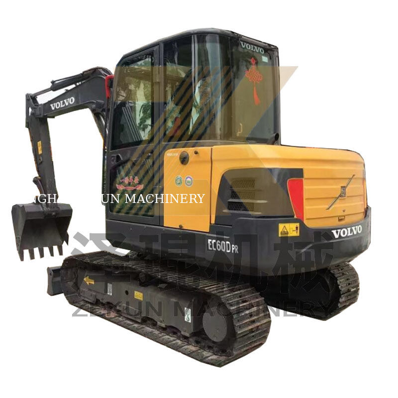Andere gebruikte Volvo EC55 EC60 mini-graafmachine met hydraulische klep met lage werktijden