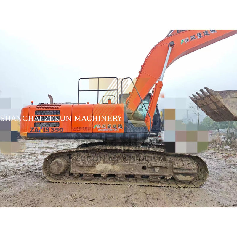 1.5 CBM Bucket Gebruikte Hitachi ZX350 ZX330-3 ZX350-3 ZX350H Graafmachine met ISUZU motor