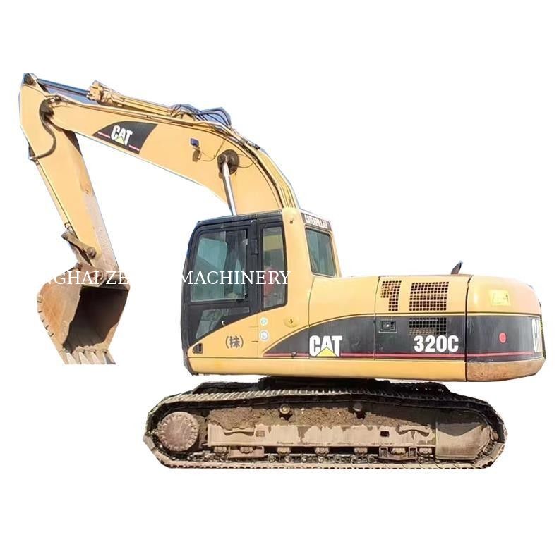 Volledig hydraulisch systeem gebruikt CAT320C graafmachine hoge graafkracht voor uw bedrijf