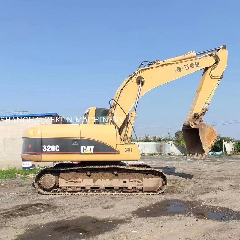 Volledig hydraulisch systeem gebruikt CAT320C graafmachine hoge graafkracht voor uw bedrijf