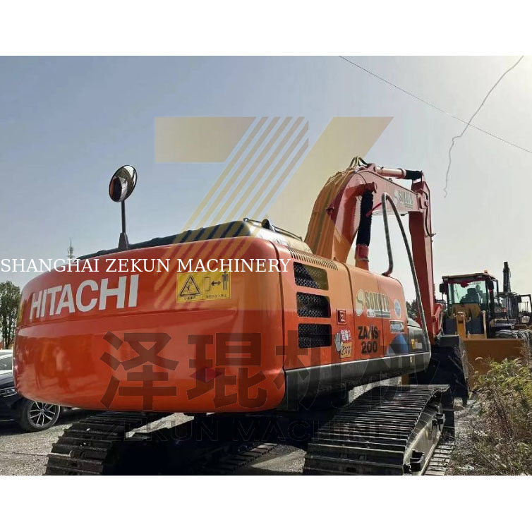20 ton gebruikte Hitachi ZX200-3G Crawler Excavator met andere hydraulische klep in Japan