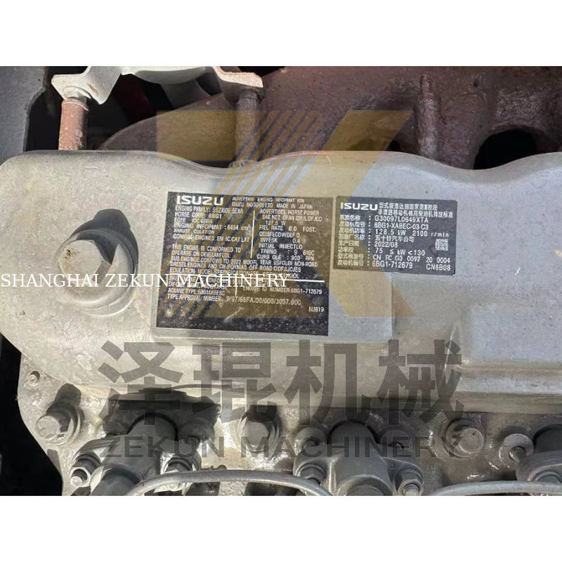 20 ton gebruikte Hitachi ZX200-3G Crawler Excavator met andere hydraulische klep in Japan