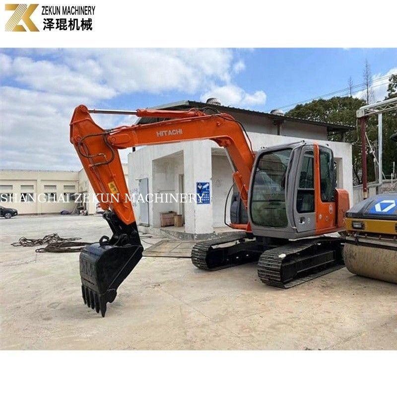 Gebruikte Hitachi ZX70 graafmachine met originele hydraulische pomp en 2001-4000 werkuren