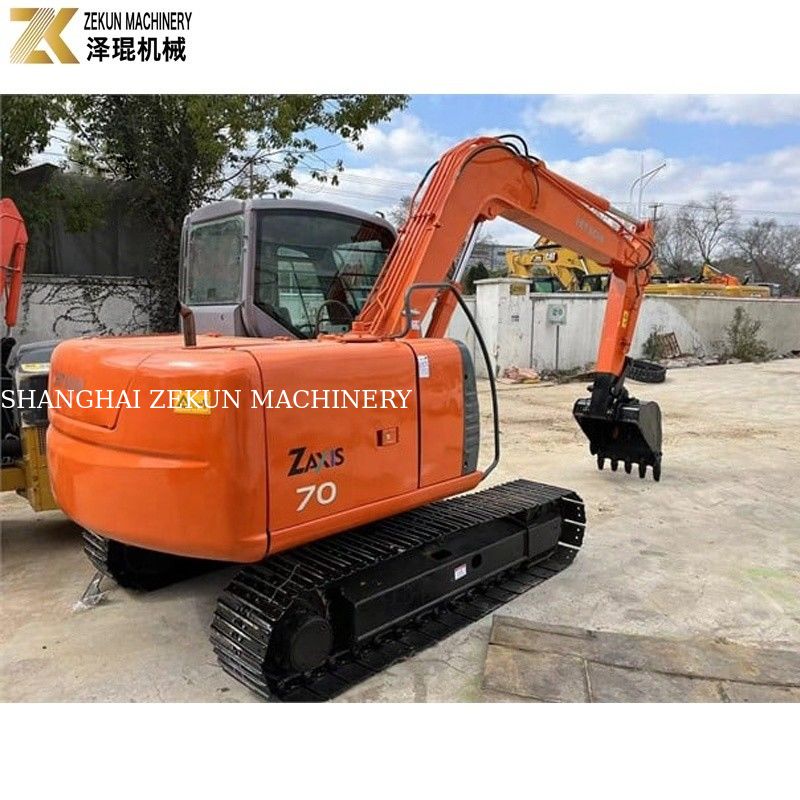 Gebruikte Hitachi ZX70 graafmachine met originele hydraulische pomp en 2001-4000 werkuren