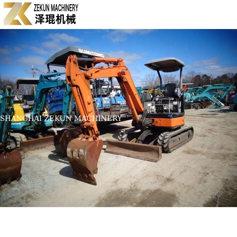 20 kW kleine gebruikte Hitachi Zaxis 30 Crawler Excavator ZX30 voor aardeverhuizingsmachines